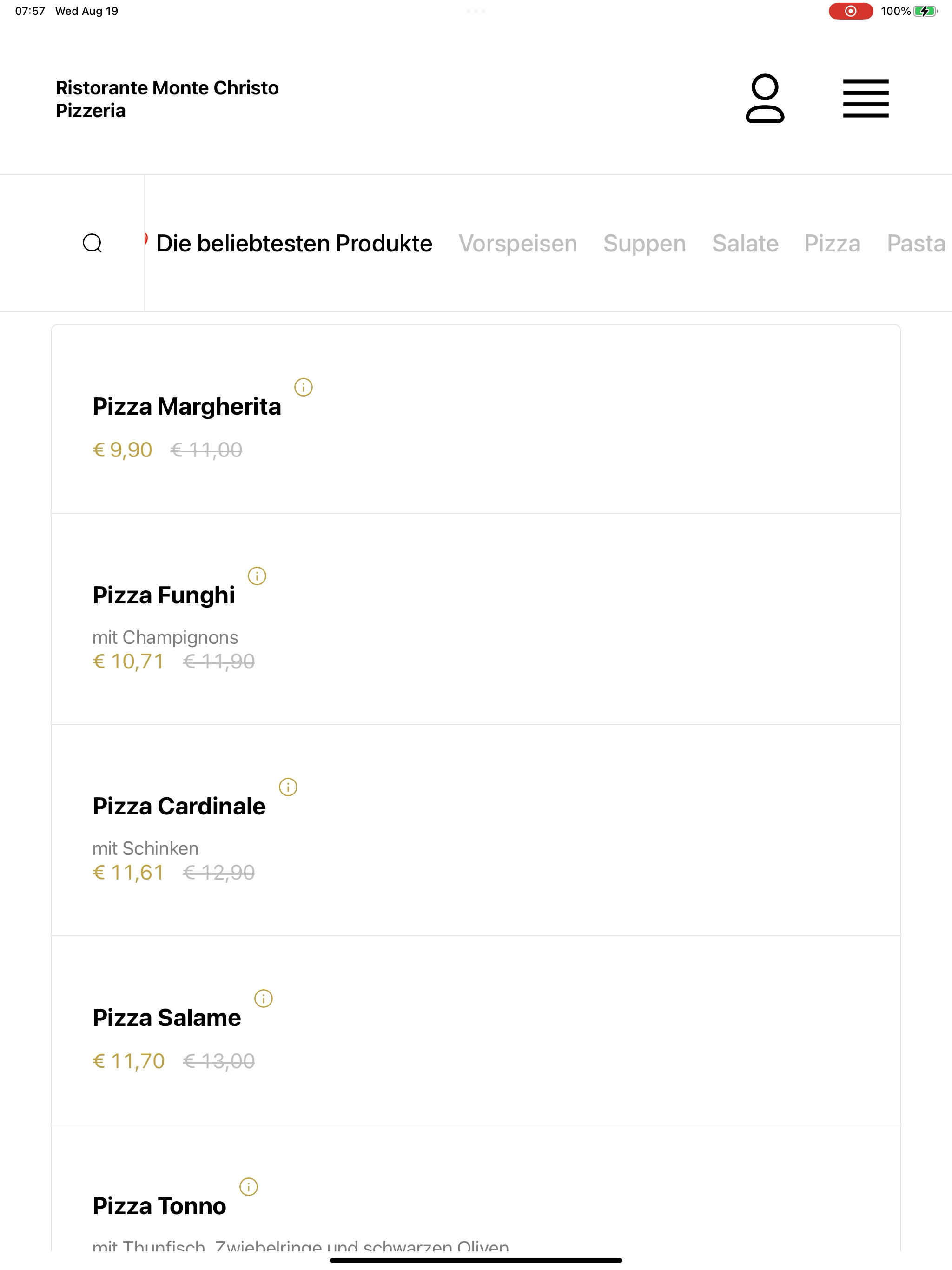 Ristorante Monte Christo screenshot 9