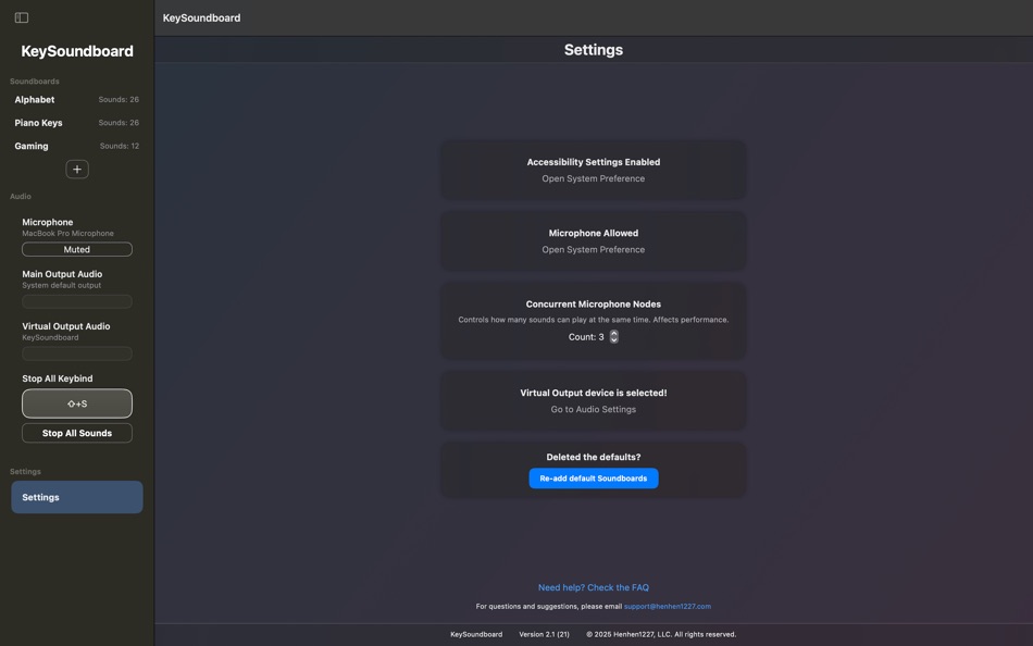 #5. KeySoundboard (macOS) Ved: Henry Abrahamsen