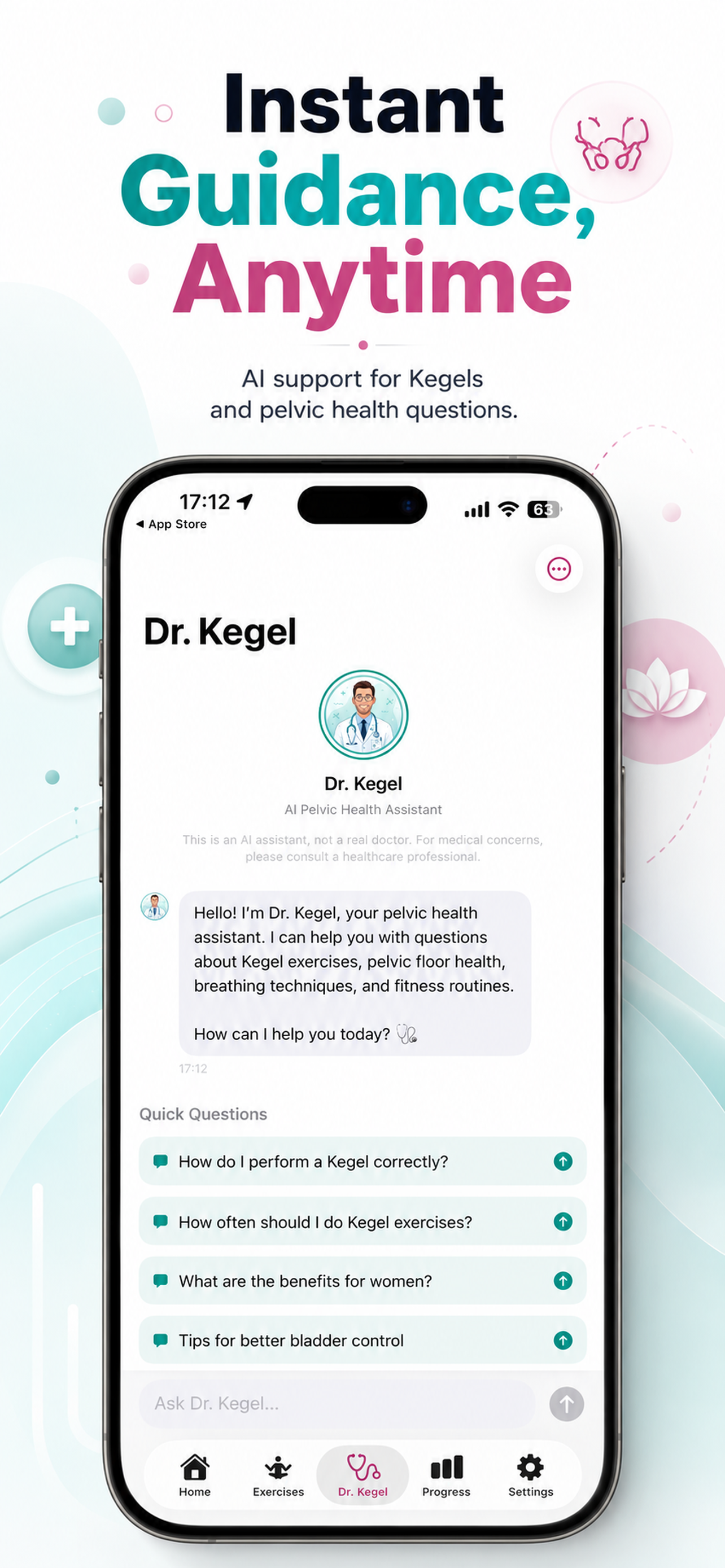 Dr Kegel Men Women Exercises screenshot 2