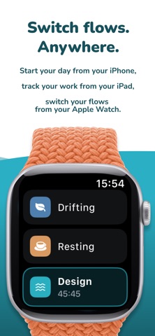 Flows: Time Tracker iPhone screenshot