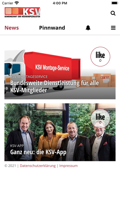 KSV Küchen Spezial-Verbund Screenshot