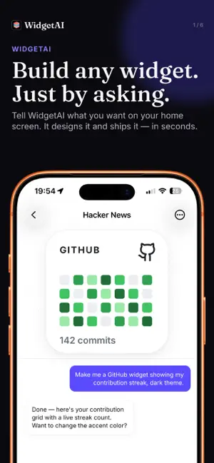WidgetAI - Custom AI Widgets screenshot 1