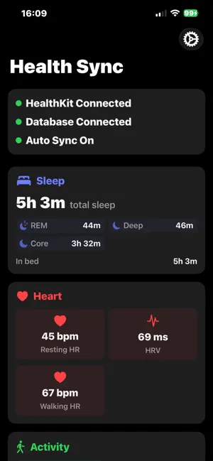 Health Bridge - Data Sync screenshot 1
