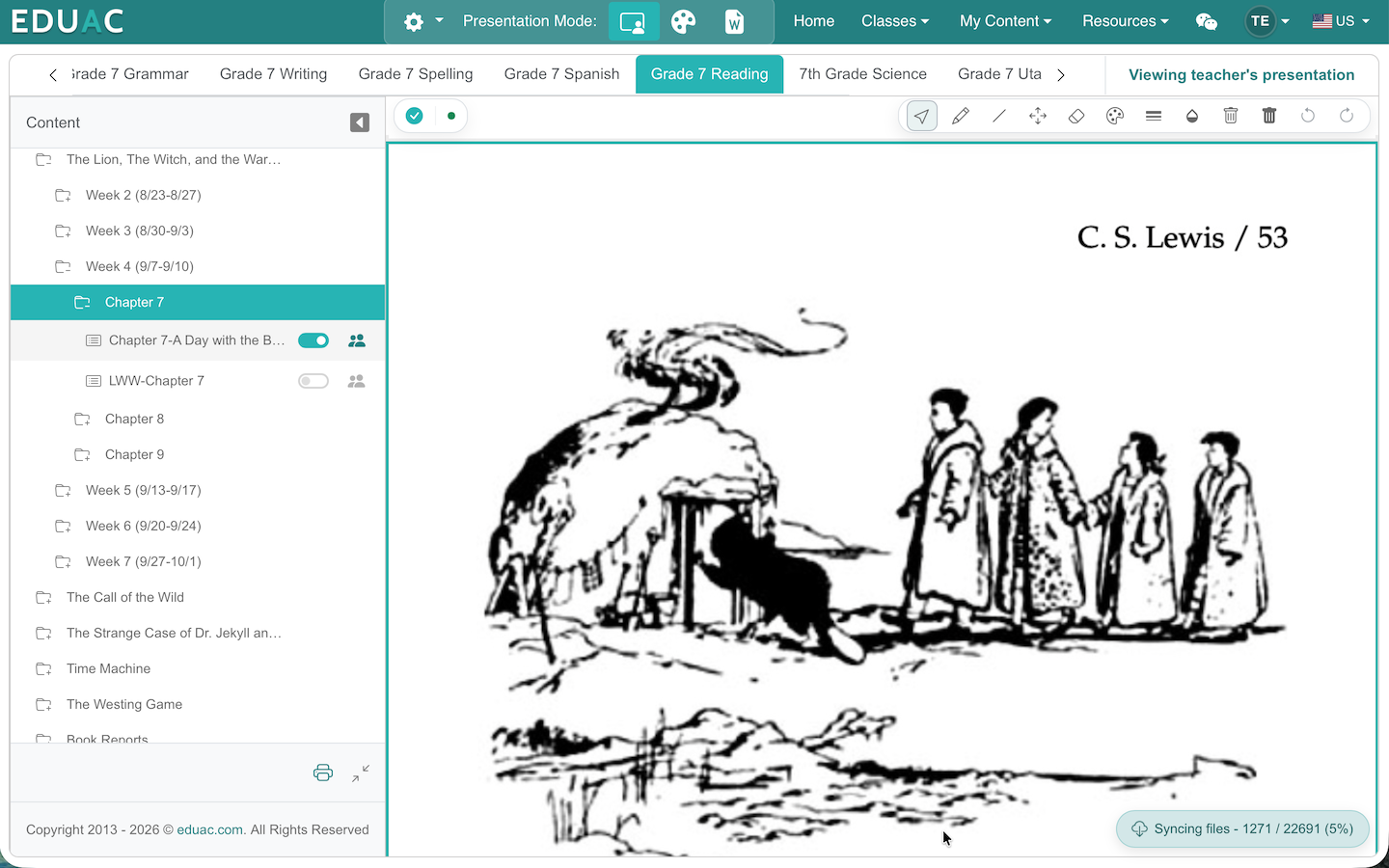 EDUAC Web screenshot 12