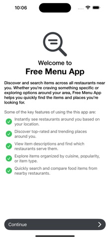 Free and Half Price Menu iPhone screenshot