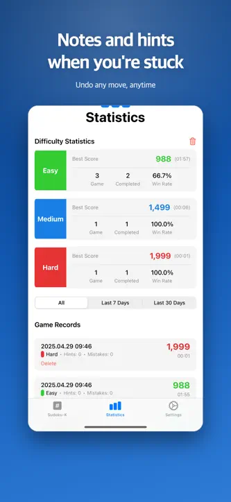 Sudoku Zero — Offline, No Ads screenshot 5