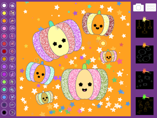 Halloween Coloring Kid Toddler iPad screenshot