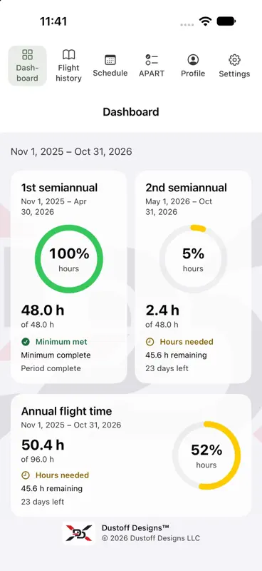 APART: Flight Logbook screenshot 1 of 10