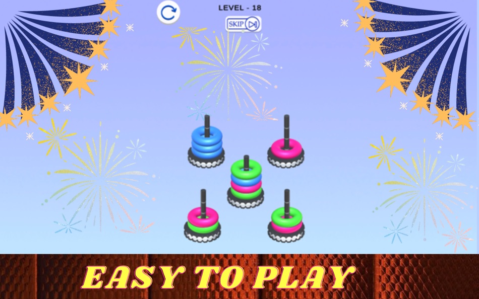 #3. Stack Match - Color Hoop (macOS) 由: Sulman Hussain Khan