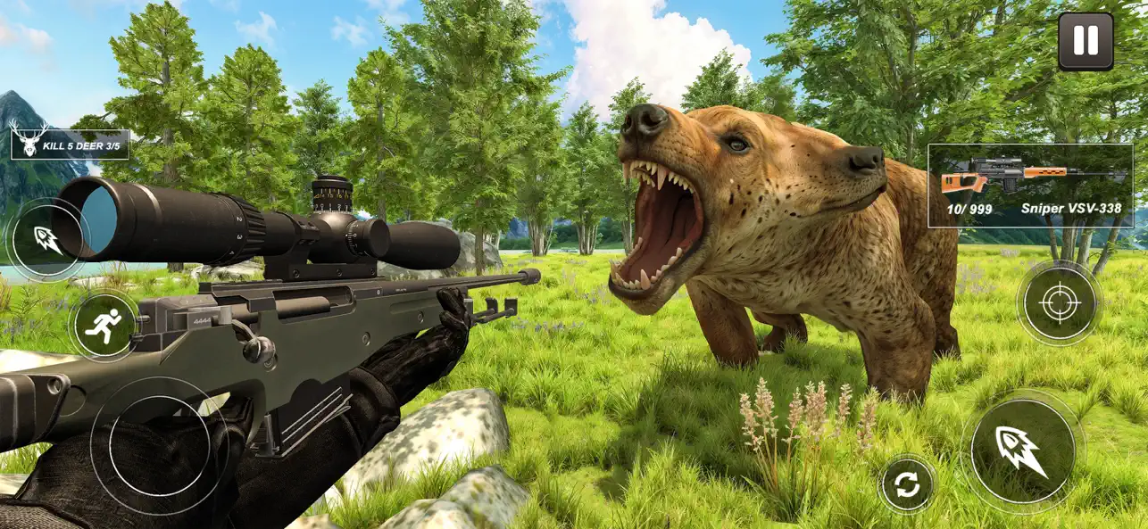 #1. Deer Hunter: Wild Hunting Rift (iOS) By: Skill Knight Studios