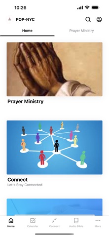 Prince of Peace Church NYC app screenshot