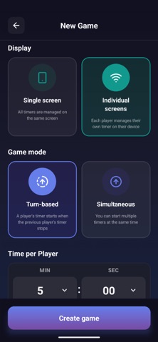 TYMR - Smart Timer iPhone screenshot