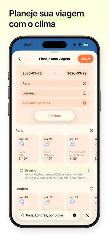 Weather mini - Previsões screenshot 2 of 9