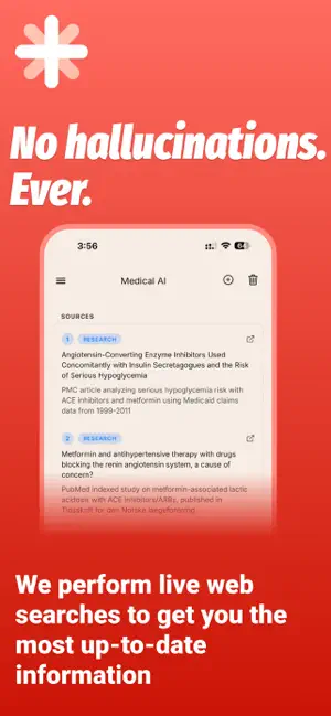 Medical AI: chat with evidence iPhone screenshot 3