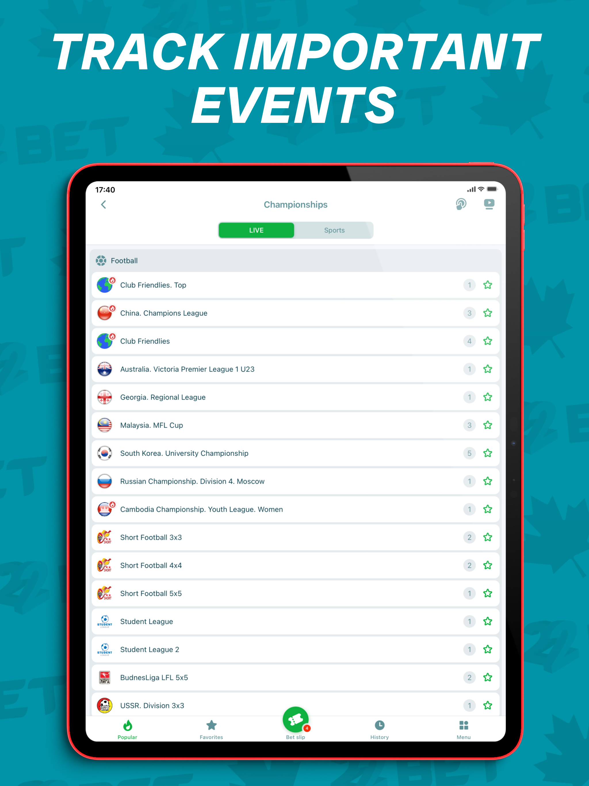 22Bet: Online Sports Betting