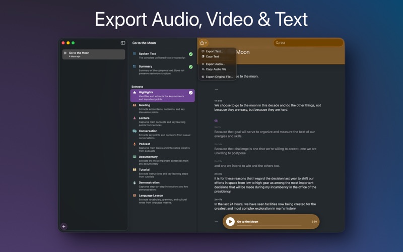 Keytakes – Media Summaries iPhone screenshot