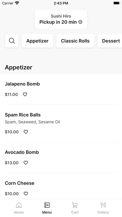 App screenshot