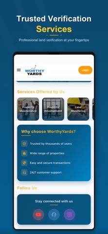 WorthyYards screenshot