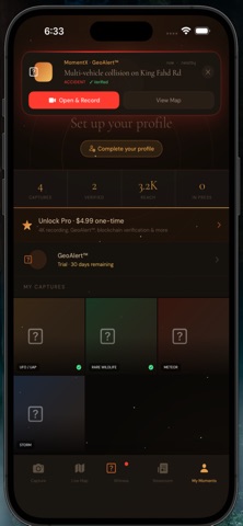 MomentX screenshot