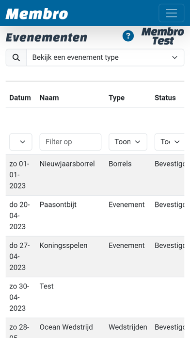 Membro Screenshot