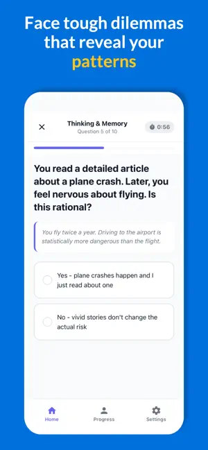 BehaviorIQ: Cognitive Bias screenshot 2