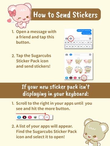 Sugar Cubs by Minto iPad screenshot