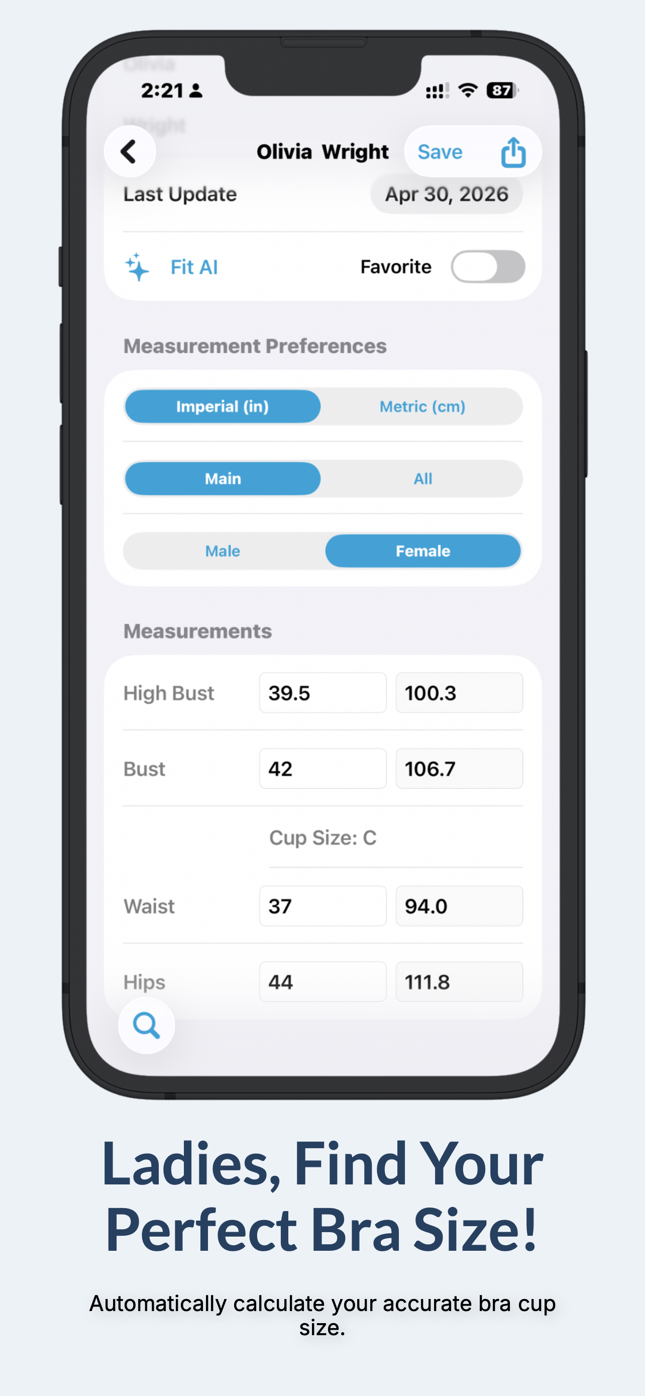 Measure-Ease: Fit for Sewists
