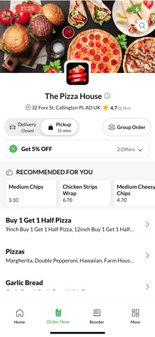 The Pizza House, Screenshot 2 of 4