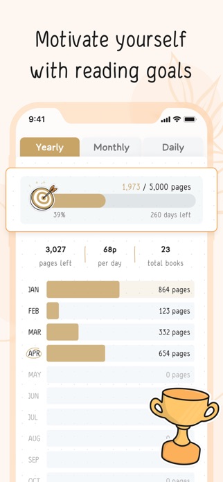 Leero: Book & Reading Tracker Screenshot 7 of 9