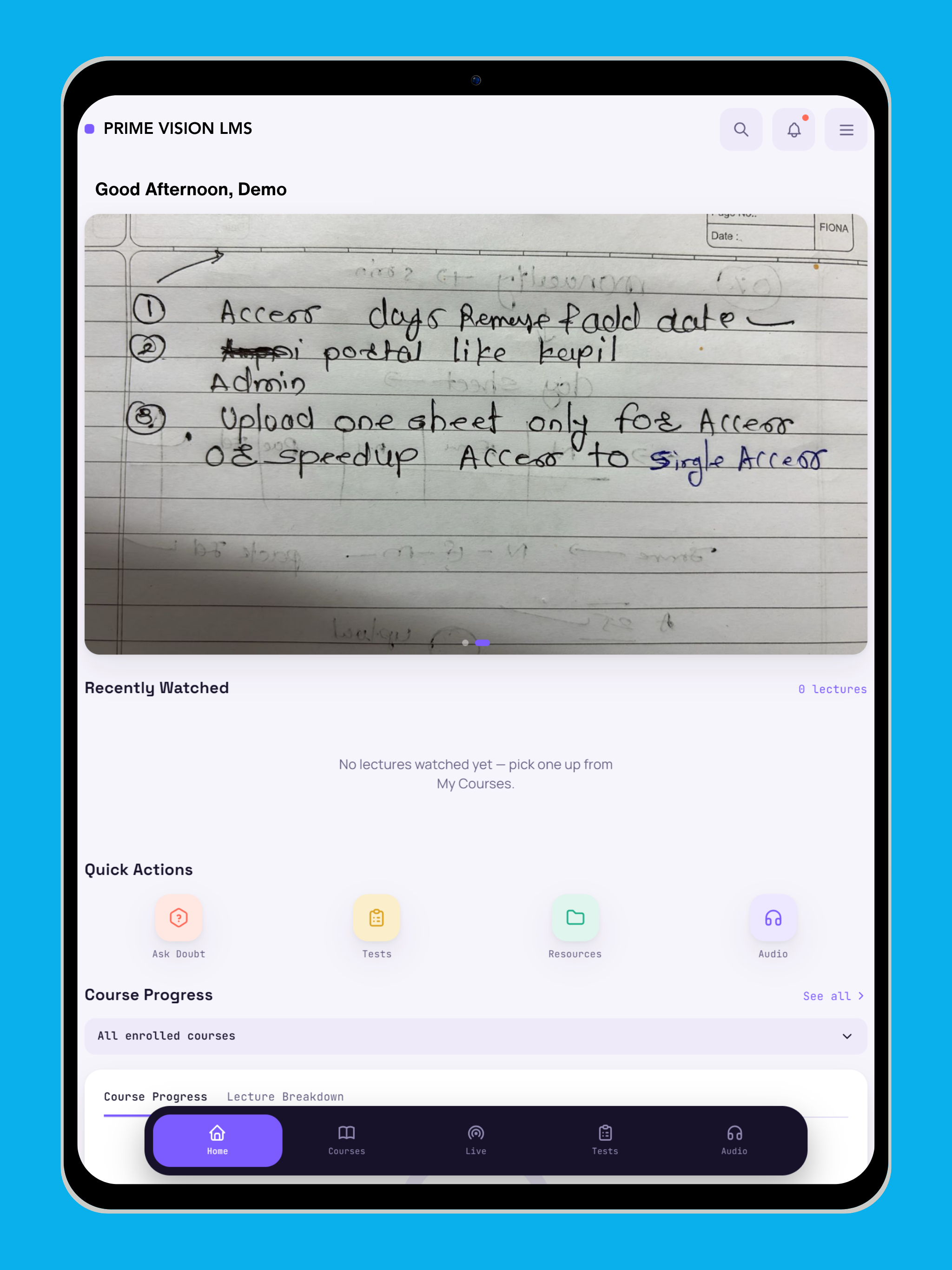 Prime Vision LMS screenshot 7