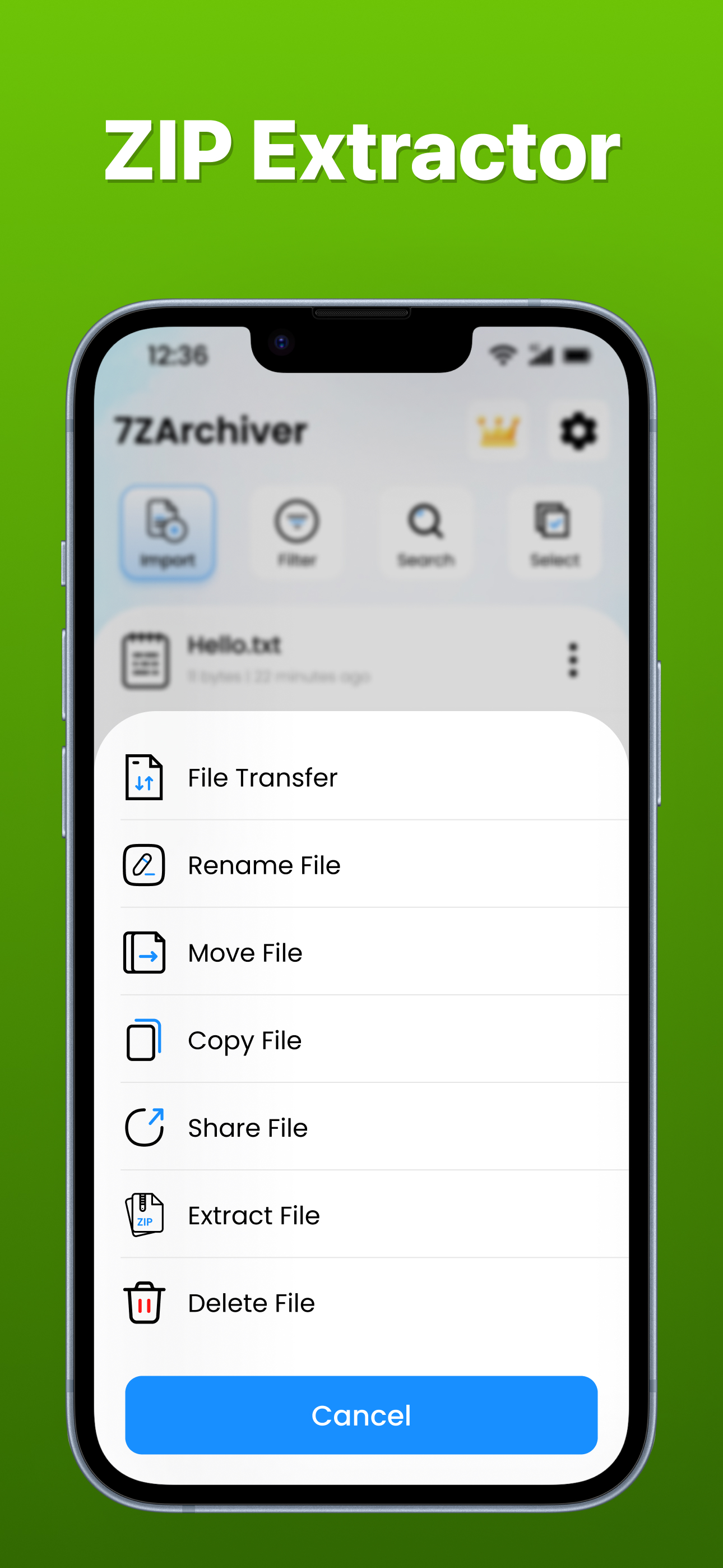 7ZArchiver - ZIP & UNZIP