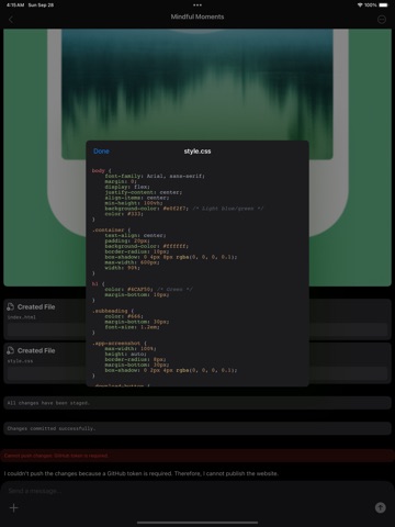 WonderChat AI - Vibe Code App iPad screenshot 2