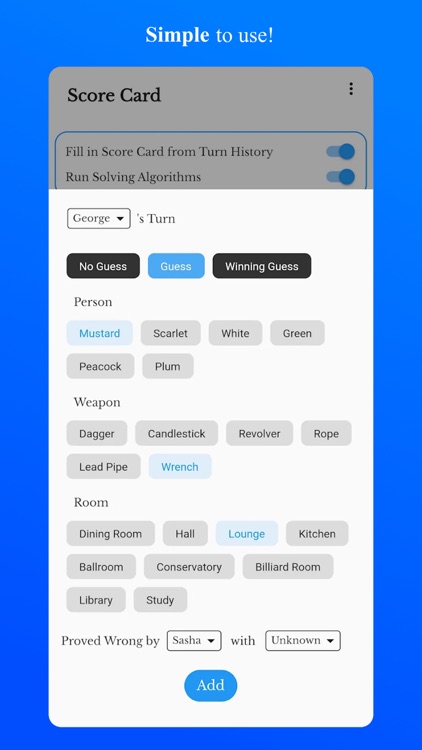 Detective Board Game Companion screenshot-3