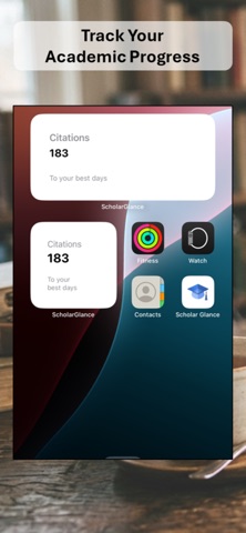 Scholar Glance iPhone screenshot