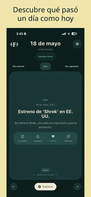 eFe: El día en la historia screenshot 1