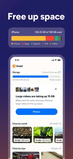 Avast Cleanup - Phone Cleaner screenshot 1