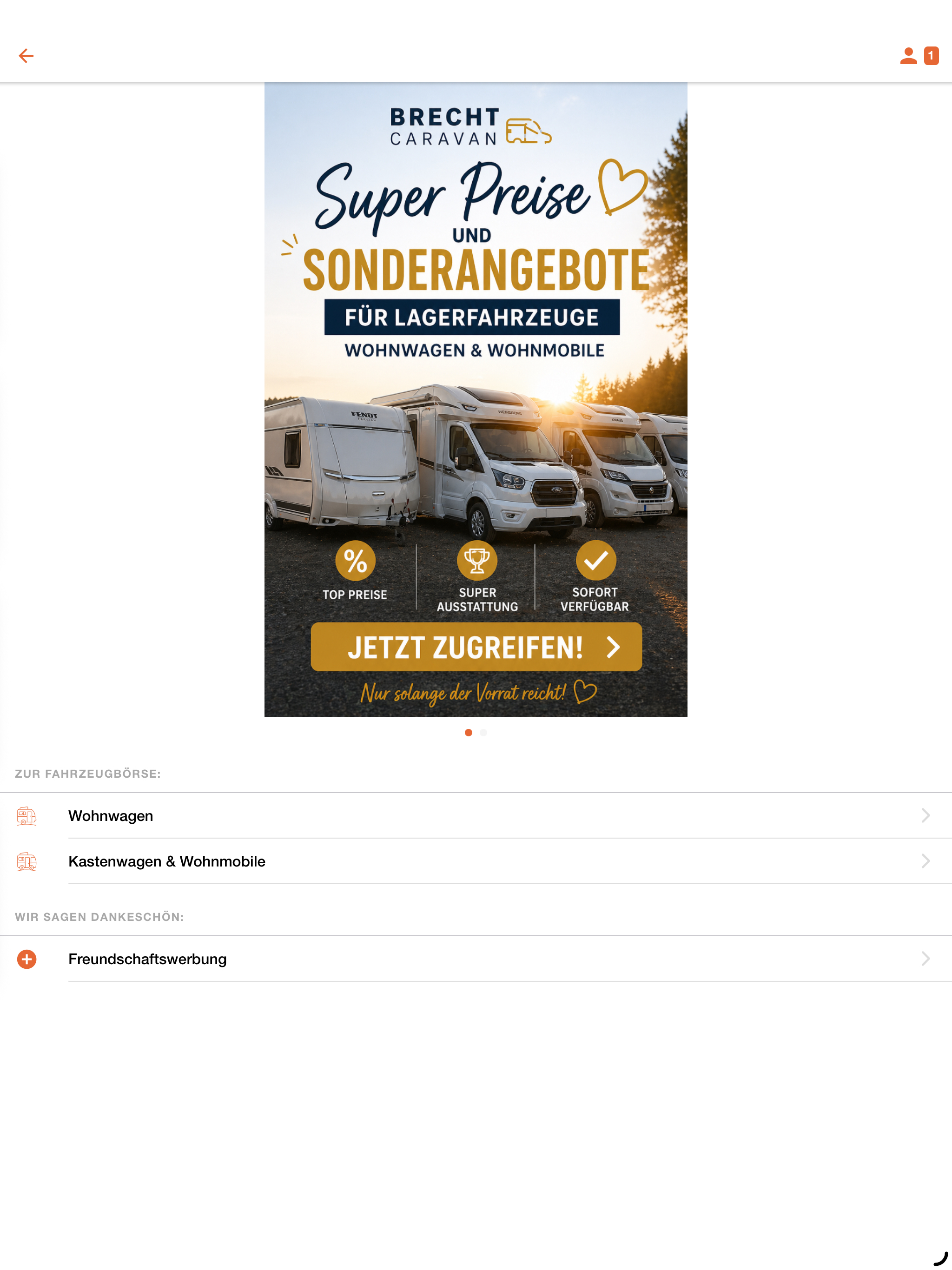 Brecht Caravan App