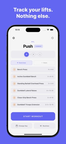 SWT - Simple Workout Tracker Screenshot 1 of 7