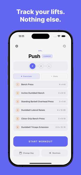 SWT - Simple Workout Tracker Screenshot 1 of 7