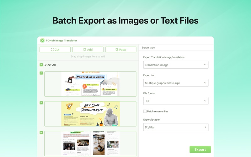 App screenshot