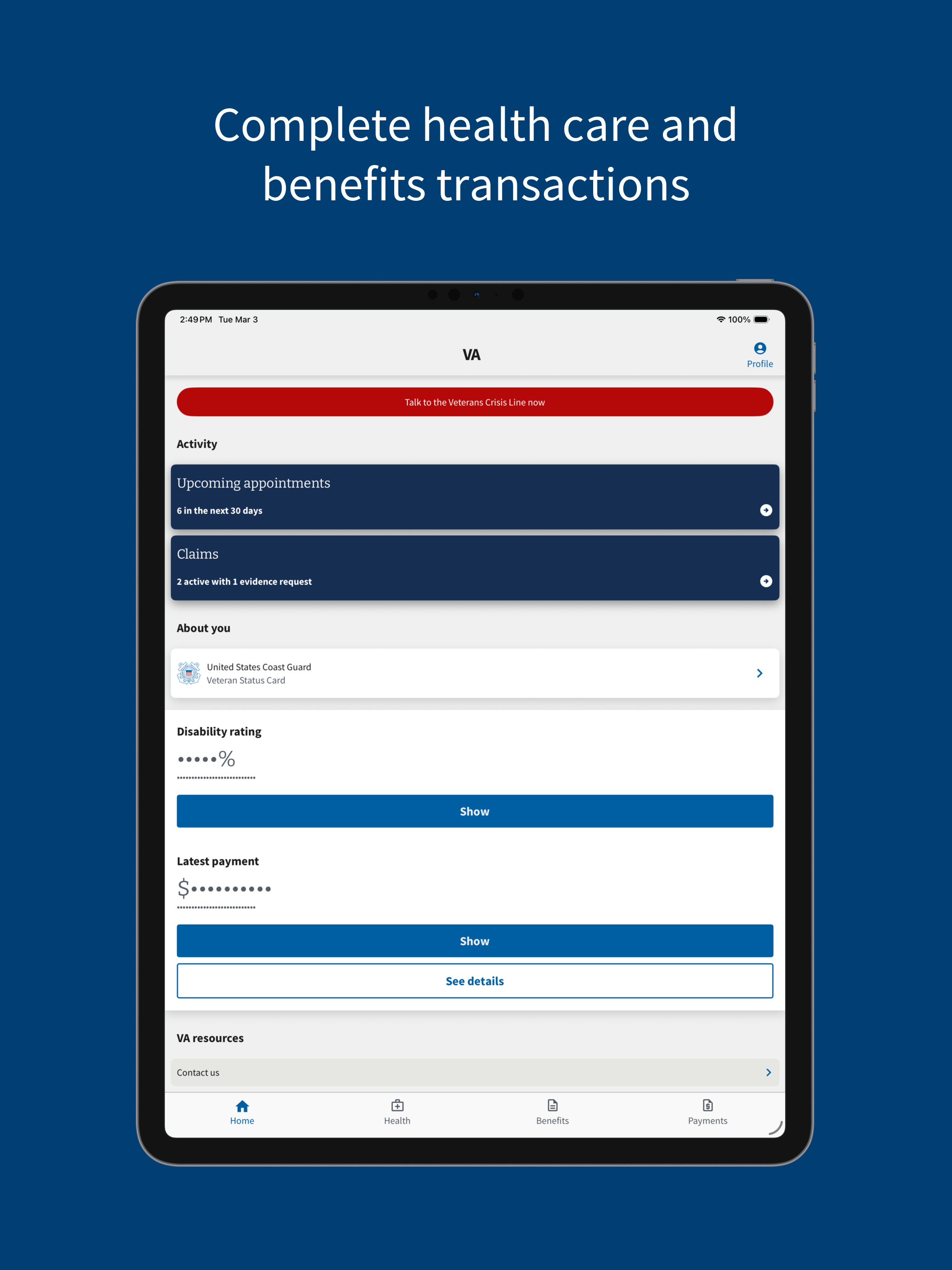 VA: Health and Benefits screenshot 12
