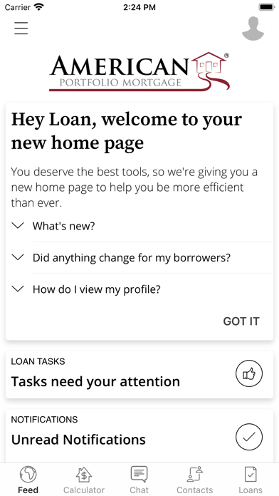 American Portfolio Mortgage Screenshot
