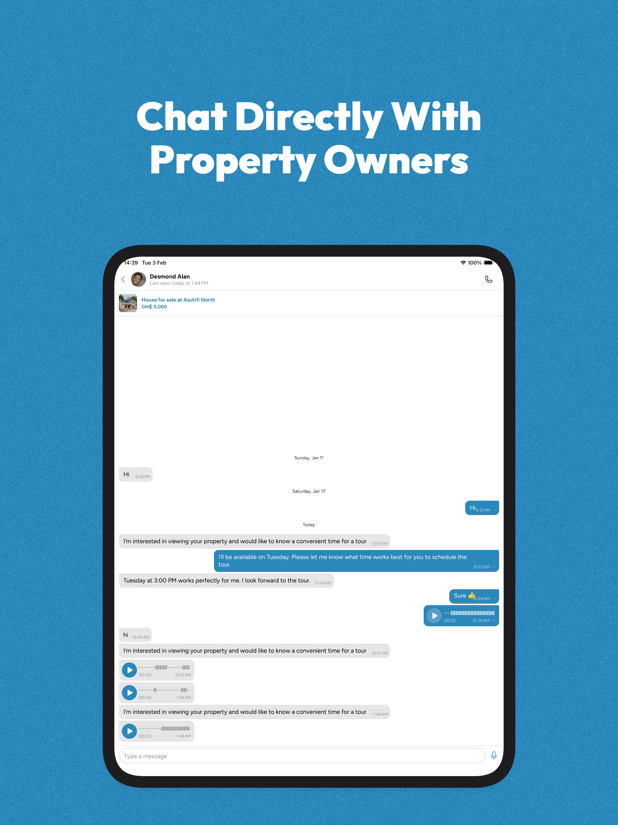 GhPropertyLink: Properties Hub