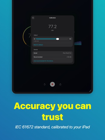 dB Meter Pro - Sound Level iPad screenshot