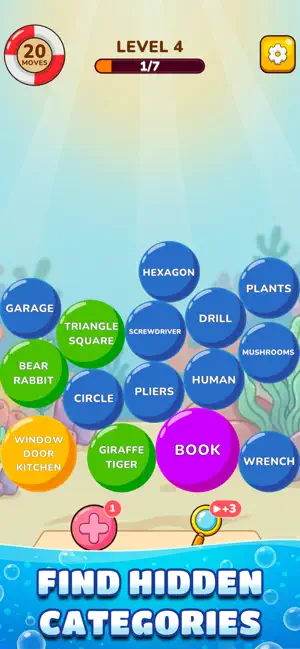 Word Bubble Escape: Merge screenshot 2