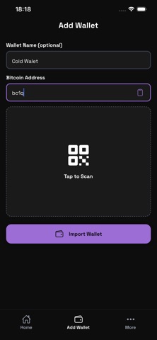 BTC Wallet Tracker Screenshot 5 of 9