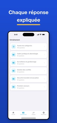 CNAPS Sécurité Quiz iPhone screenshot