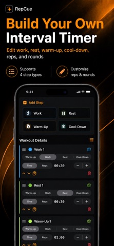 RepCue: HIIT Workout Timer Screenshot 2 of 5