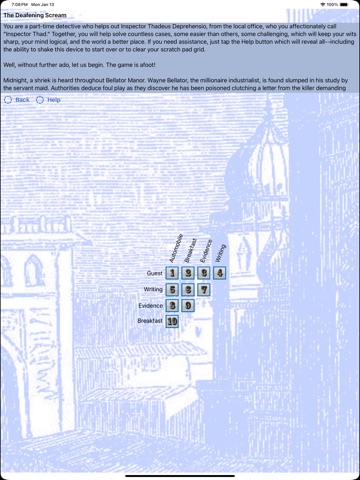 iDetectiveLt Logic Puzzles iPad screenshot