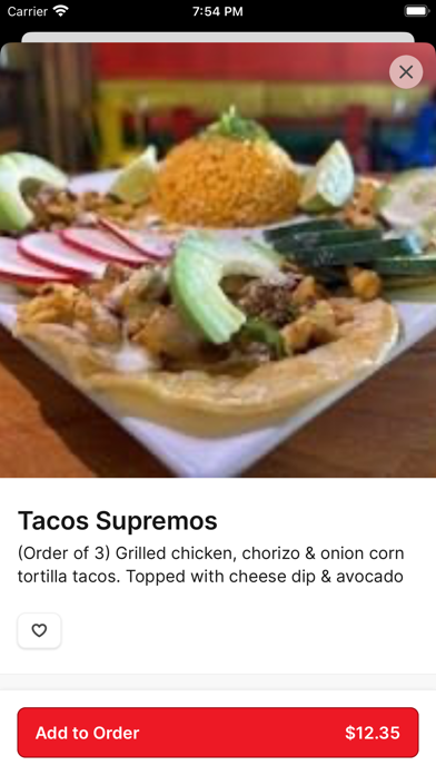Taco Holics Club iPhone screenshot 3 - Food & Drink app